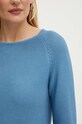 Памучен пуловер Weekend Max Mara 2425366121600 син
