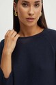 Bavlnený sveter Weekend Max Mara tmavomodrá 2425366121600