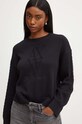 Armani Exchange sweter bawełniany czarny 6DYM1C.YMZ1Z