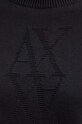 Armani Exchange sweter bawełniany 6DYM1C.YMZ1Z czarny