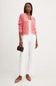 Pinko kardigan wełniany 104088.A23O różowy AW24