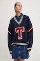 Svetr Tommy Jeans námořnická modř DW0DW18519