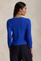 Polo Ralph Lauren camicia a maniche lunghe 211941175 blu SS25