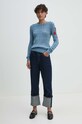 Bavlněný svetr Polo Ralph Lauren 211941560 modrá AW24