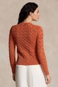 Polo Ralph Lauren cardigan din bumbac 211955325 portocaliu NC24