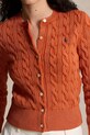 Polo Ralph Lauren cardigan din bumbac portocaliu 211955325