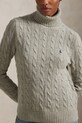 Вовняний светр Polo Ralph Lauren сірий 211888686