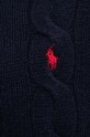 Шерстяной свитер Polo Ralph Lauren 211926543 тёмно-синий