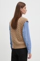 Odzież Polo Ralph Lauren kamizelka wełniana 211949994 beżowy