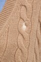 Polo Ralph Lauren kamizelka wełniana 211949994 beżowy