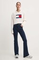 Svetr Tommy Jeans DW0DW18528 béžová AW24