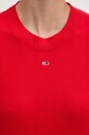 Tommy Jeans sweter DW0DW18530 czerwony
