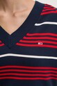 Tommy Jeans pulover de bumbac DW0DW18652 bleumarin