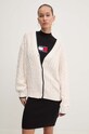 Tommy Jeans kardigan beżowy DW0DW18521