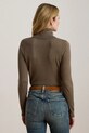 Πουλόβερ σε μείγμα μεταξιού Lauren Ralph Lauren 200940470 καφέ AW25