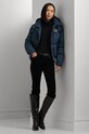 Lauren Ralph Lauren pulover din amestec de mătase negru 200940470