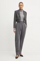 Pinko sweter wełniany 104344.A278 szary AW24