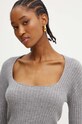 Pinko pulover de lana gri 104343.A278