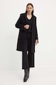 Pinko sweter z domieszką wełny 104492.A282 czarny AW24