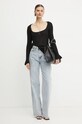 Вовняний светр Pinko 104346.A26W чорний AW24