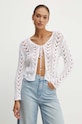 Miss Sixty cardigan 6L2RJ0320000 RJ0320 KNIT CARDIGAN alb 6L2RJ0320000