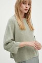 Day Birger et Mikkelsen pulover de lana Cammie - Soft Lamb verde DAY65243324