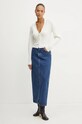 Liu Jo cardigan din amestec de lana bej WF4362.MA57P