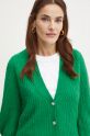 Liu Jo cardigan din amestec de lana verde WF4362.MA57P