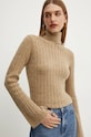 Liu Jo pulover bej WF4389.MA43P