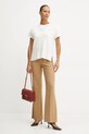 Liu Jo vesta din amestec de lana WF4432.MA49P bej AW24