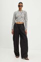 Moschino Jeans pulover din amestec de lana 0903.8202 gri AW24