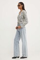 Кардиган з домішкою вовни Moschino Jeans 0904.8202 сірий AW24