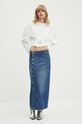 Moschino Jeans sweter 0917.8205 beżowy AW24