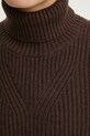 BA&SH sweter 1H24ARON brązowy