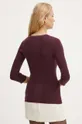 Одяг Светр з домішкою шовку Elisabetta Franchi MK07B46E2 бордо