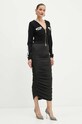 Elisabetta Franchi cardigan MK56S46E2 negru AW24