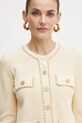 Elisabetta Franchi cardigan bej MK63B46E2