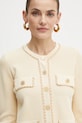 Elisabetta Franchi cardigan bej MK63B46E2