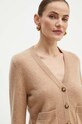 Elisabetta Franchi cardigan din lana bej MK66S46E2