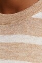 MAX&Co. sweter wełniany 2426366022200 beżowy