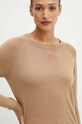 MAX&Co. sweter wełniany beżowy 2428369954200