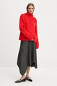 Vlnený sveter Marc O'Polo 409621160499 červená AW24