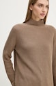 Bombažen pulover Marc O'Polo rjava 409605960009
