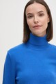 Светр з домішкою вовни United Colors of Benetton блакитний 1035D2036