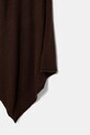Odzież United Colors of Benetton poncho z domieszką wełny 1235DU01A brązowy