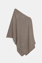 Îmbrăcăminte United Colors of Benetton poncho din amestec de lână 1235DU01A maro