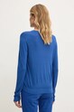Odzież United Colors of Benetton sweter z domieszką jedwabiu 1ZRED10BL niebieski