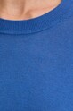 United Colors of Benetton sweter z domieszką jedwabiu 1ZRED10BL niebieski