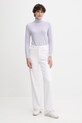 United Colors of Benetton sweter wełniany 1002D2348 fioletowy AW25
