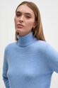 United Colors of Benetton maglione in lana blu 1002D2348
